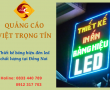 Thiết kế thi công bảng hiệu đèn led chất lượng giá rẻ tại Đồng Nai